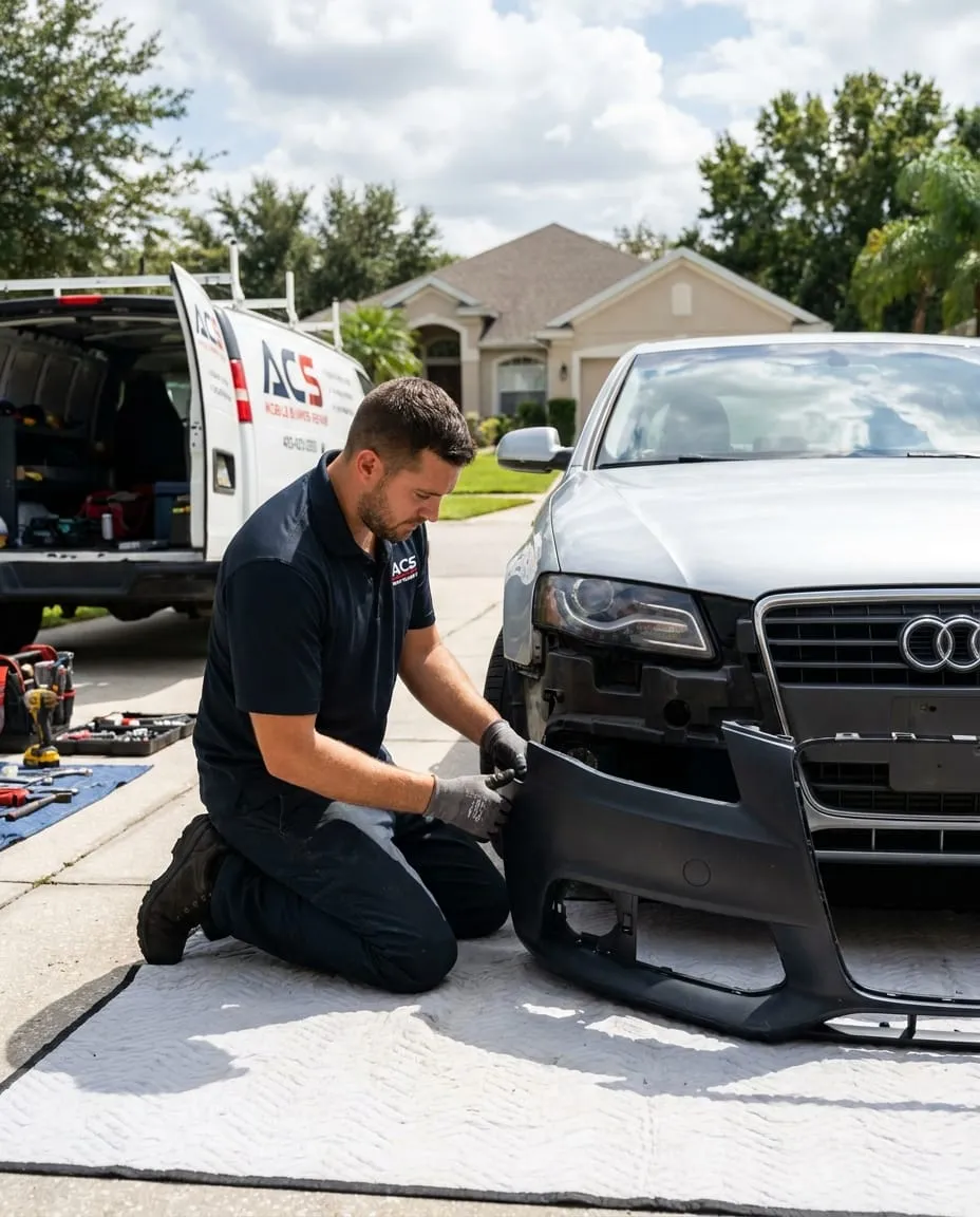 Bumper Replacement work in Orange County