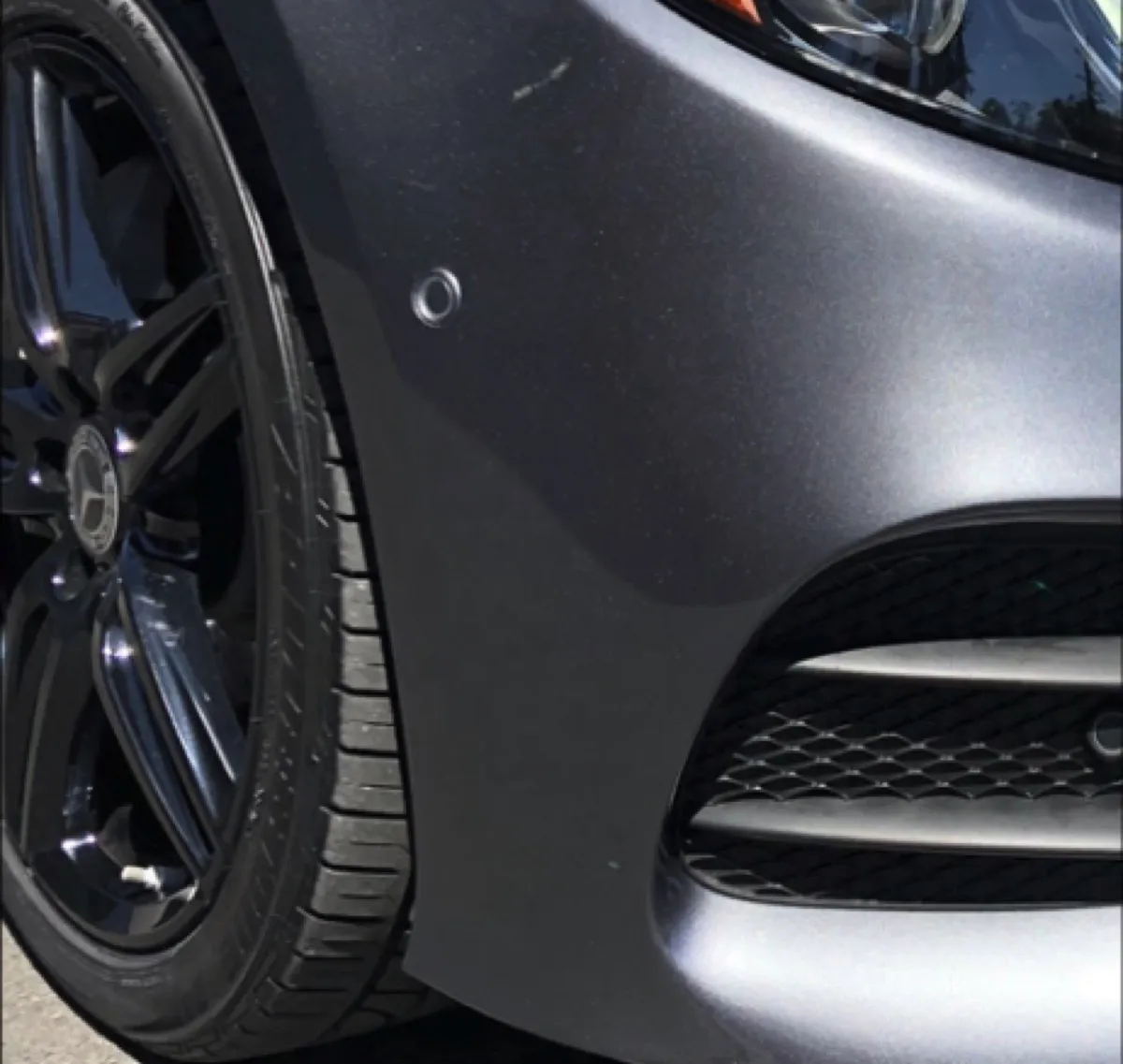 Bumper Dent after, Orange County mobile bumper repair
