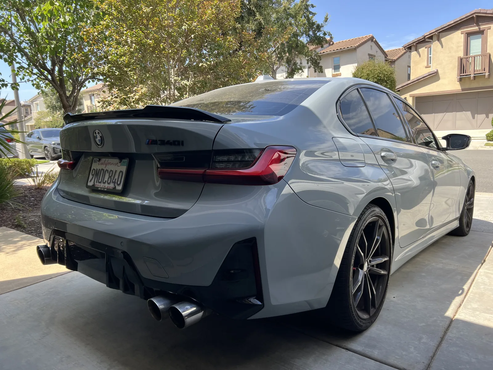 BMW M340i rear bumper refinish by Auto Cosmetic Solutions in Laguna Hills, Orange County