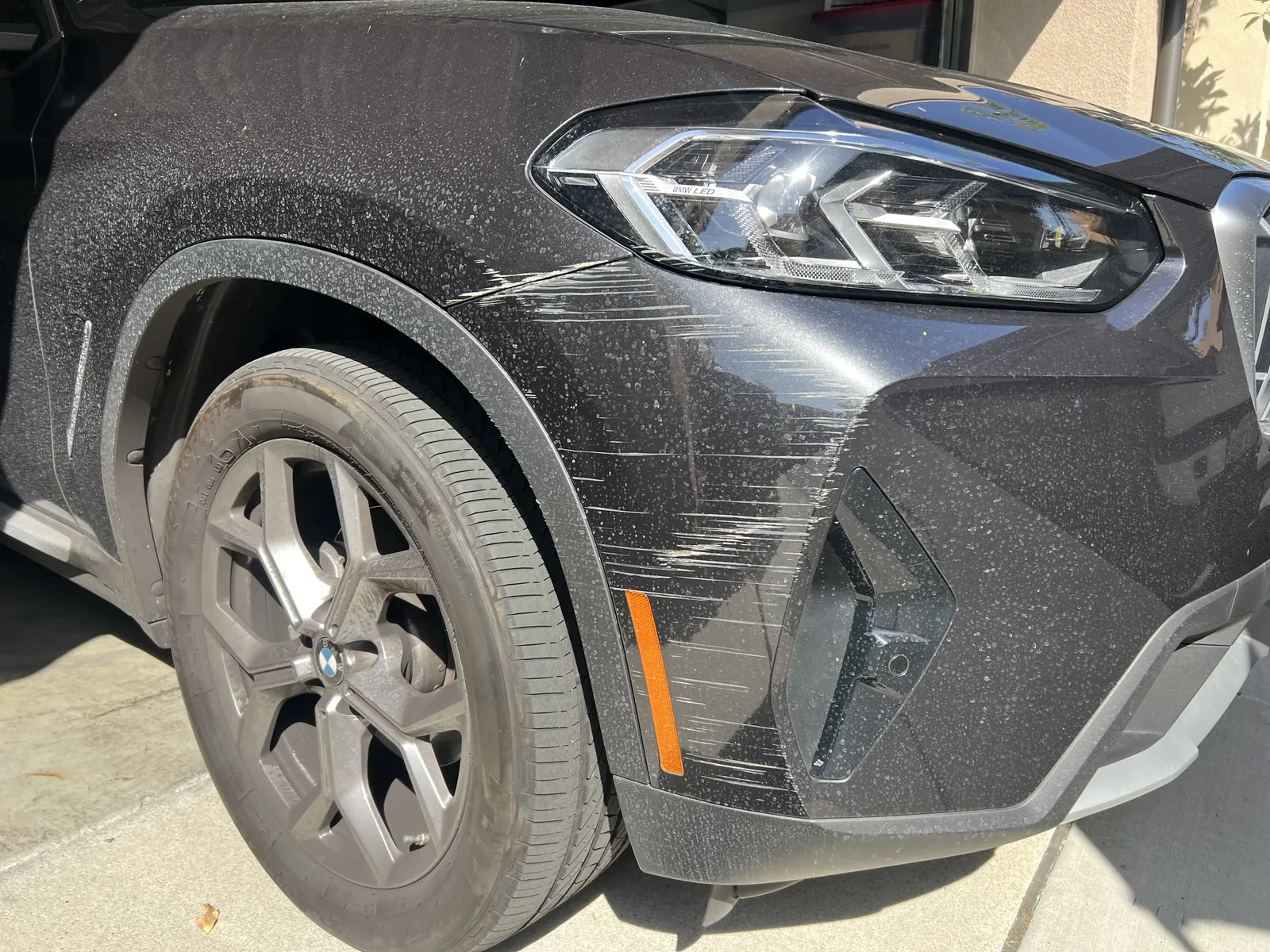 Mobile bumper repair full refinish by Auto Cosmetic Solutions in Orange County, Orange County
