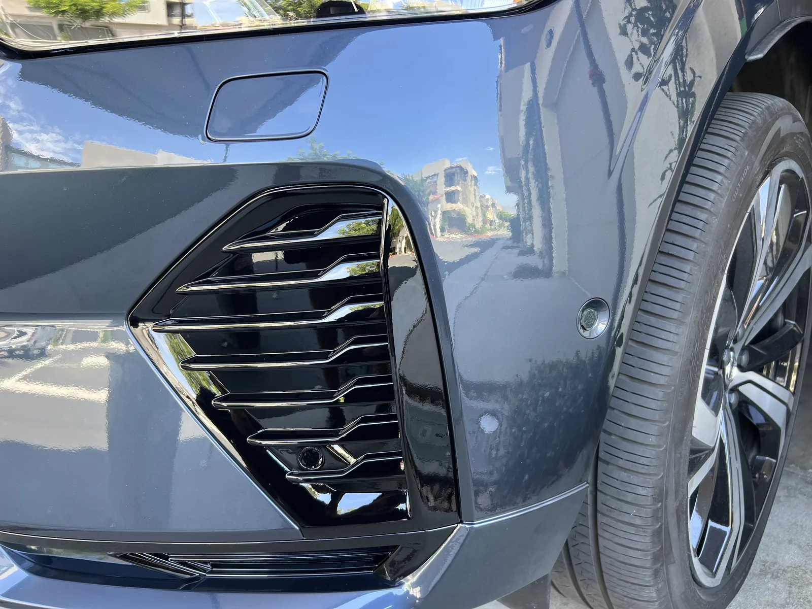 Mobile bumper repair curb rash by Auto Cosmetic Solutions in Rancho Santa Margarita, Orange County
